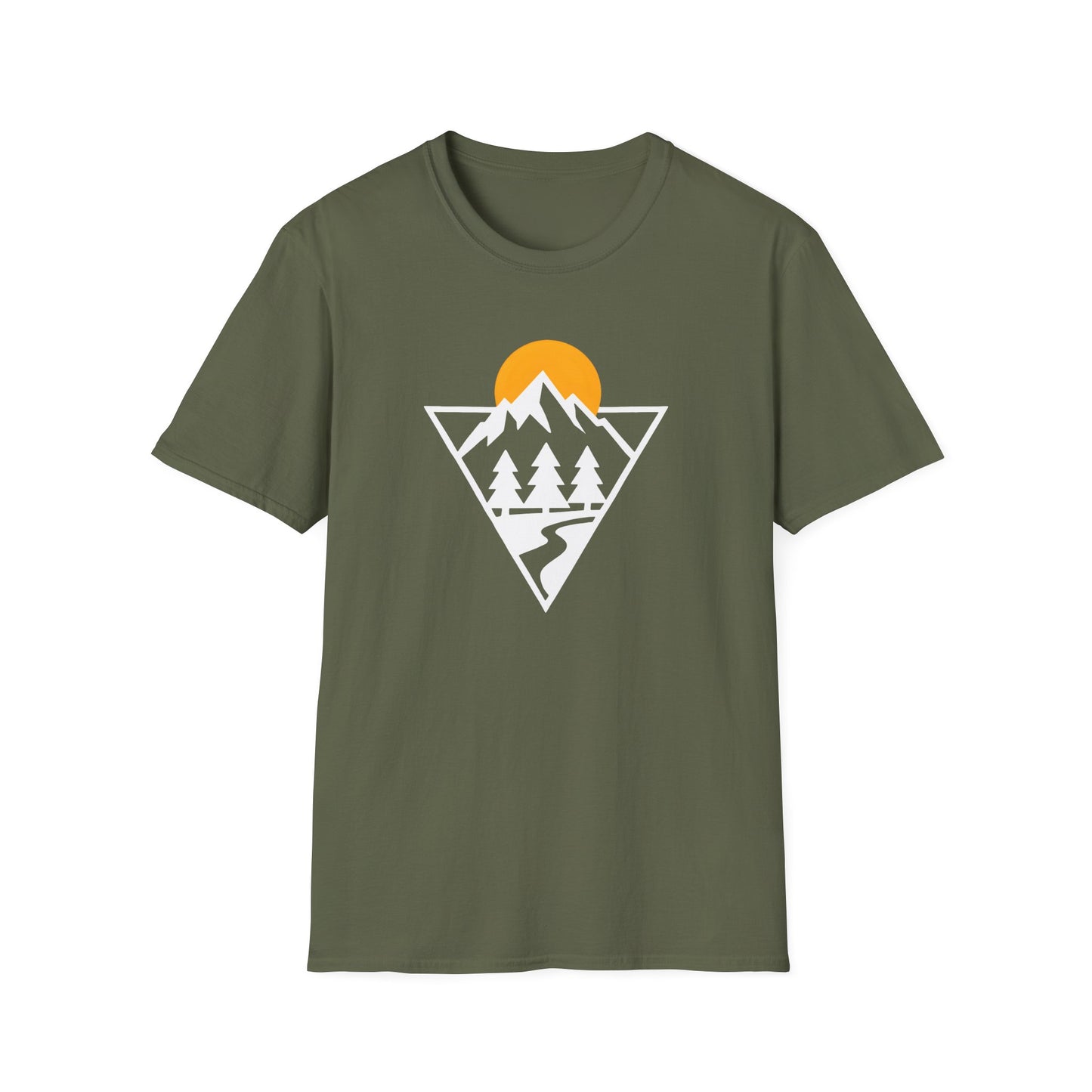 Minimalist Diamond Mountain Valley T-shirt
