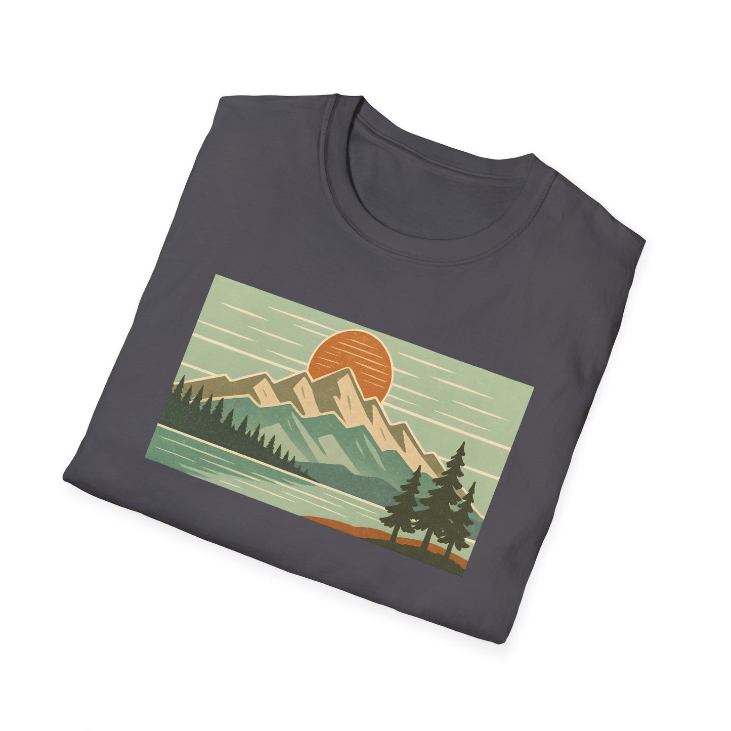 Retro Midday Mountain Peak T-shirt