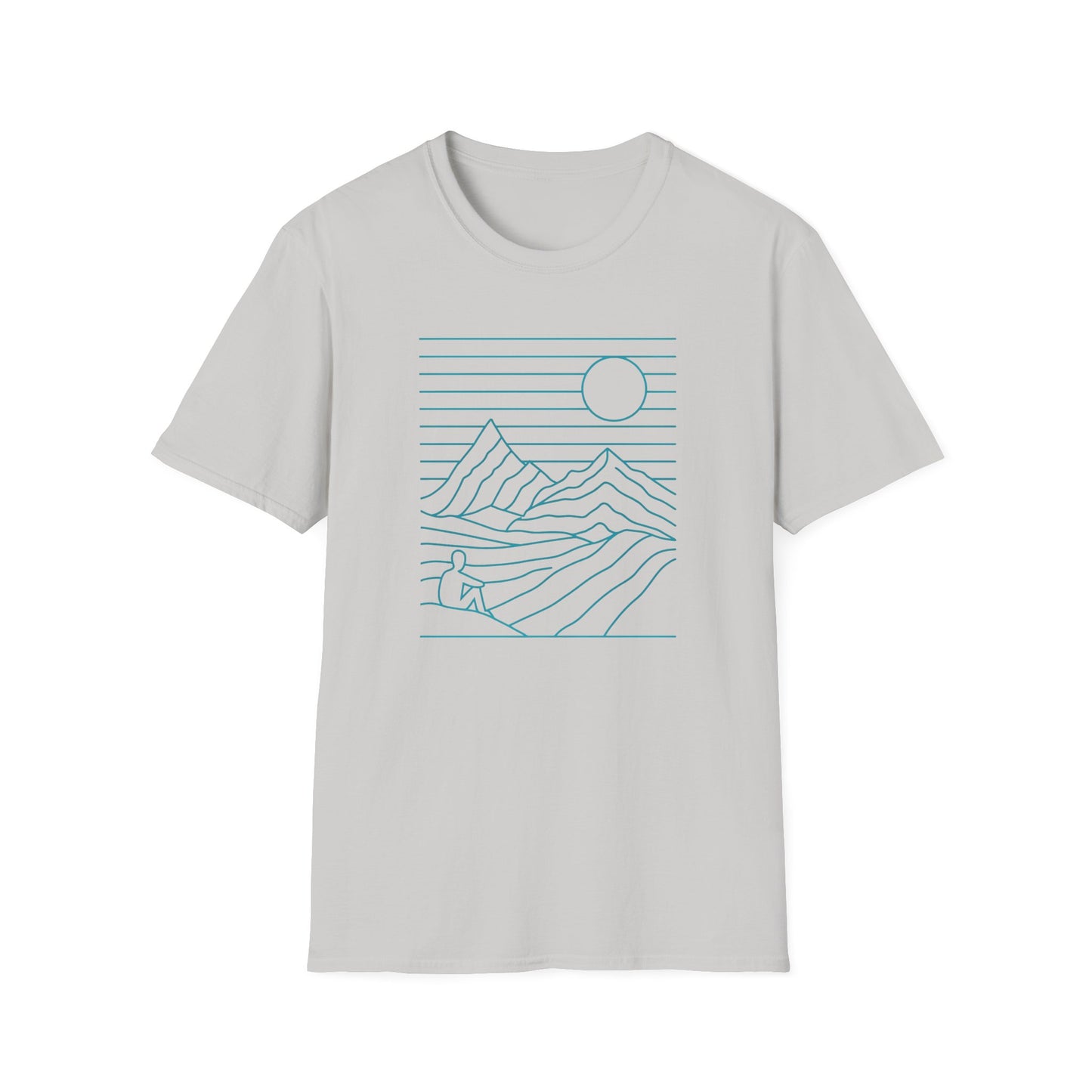 Notepad Line Landscape T-shirt