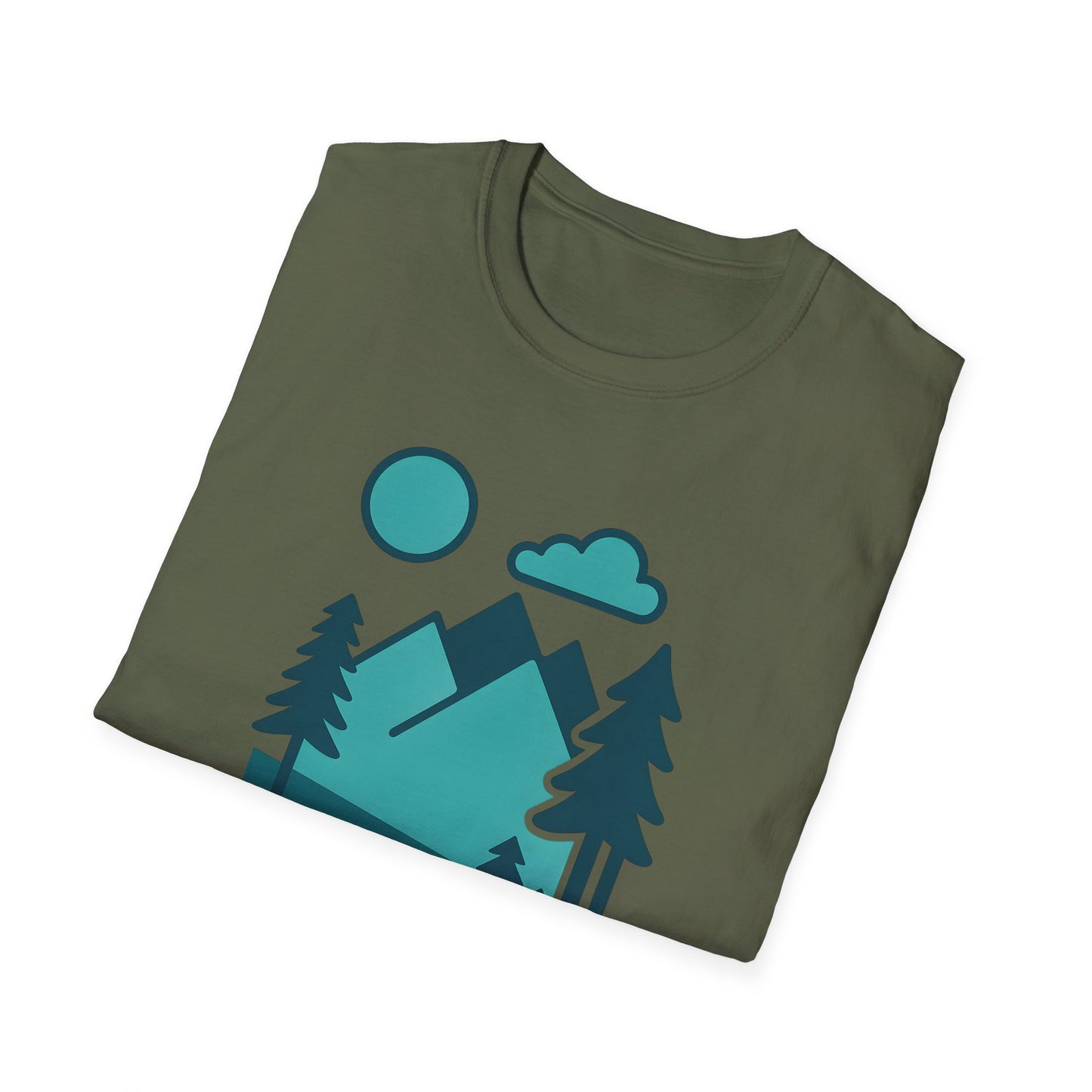 Minimalist Mountain Landscape T-shirt