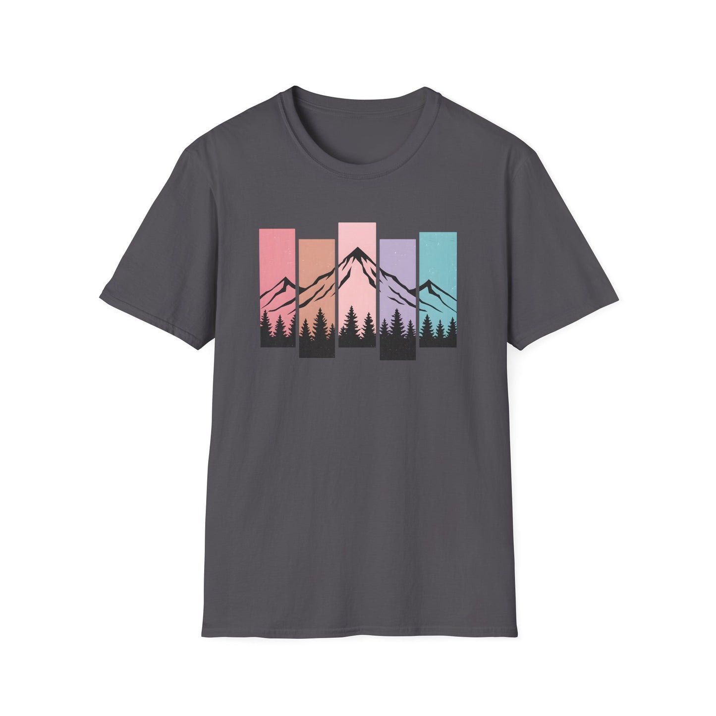 Retro Sunset Vertical Pastels T-shirt
