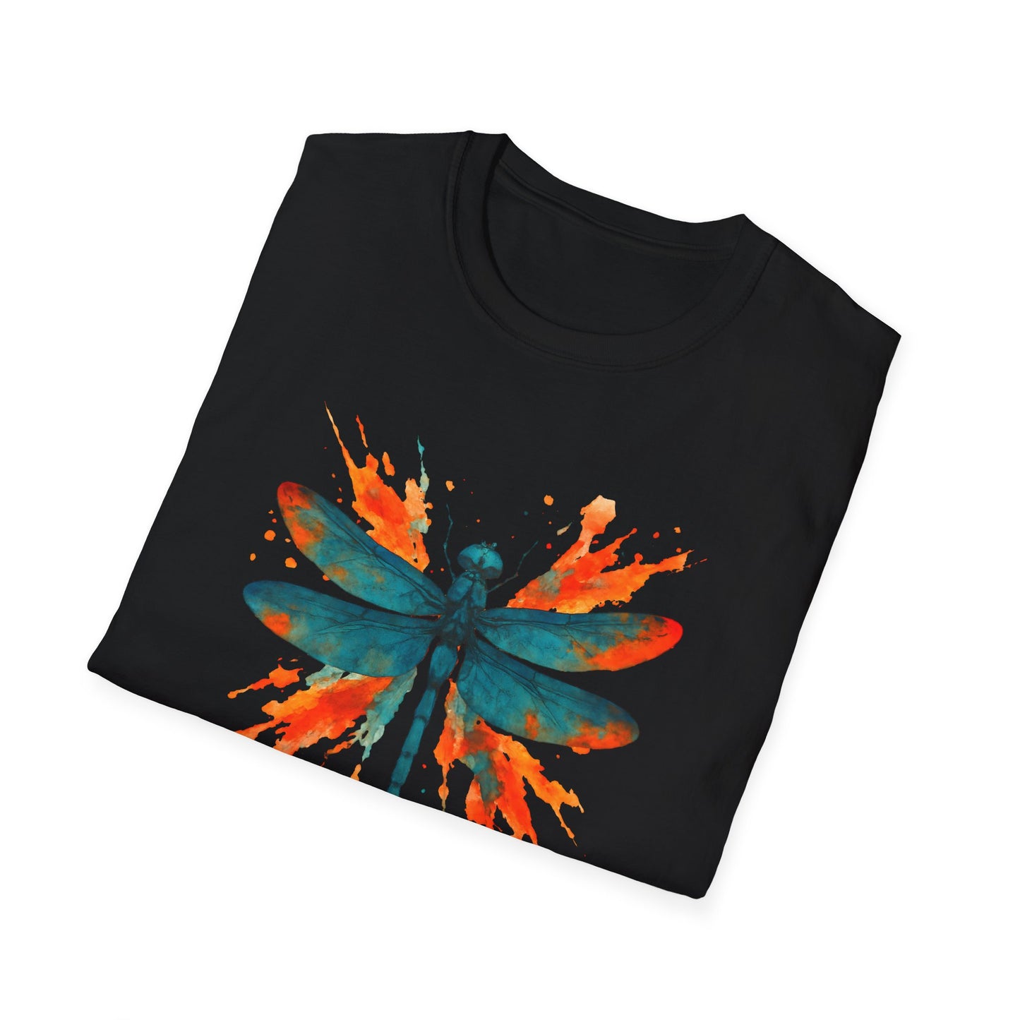 Dragonfly Red Splash T-shirt
