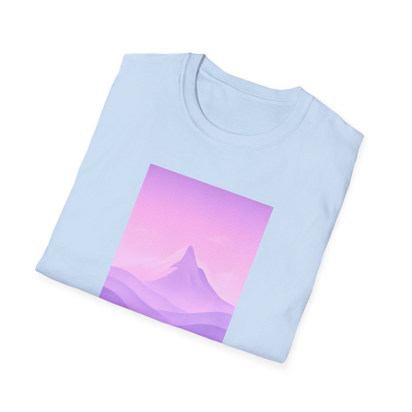Layered Valley Violets Landscape T-shirt
