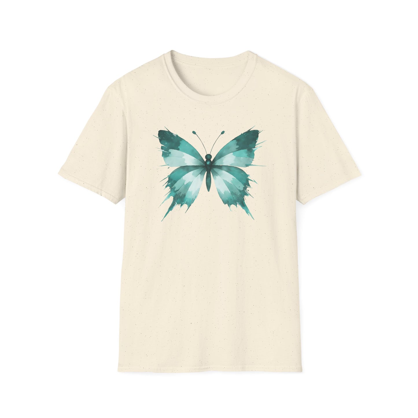 Butterfly Teal Watercolor