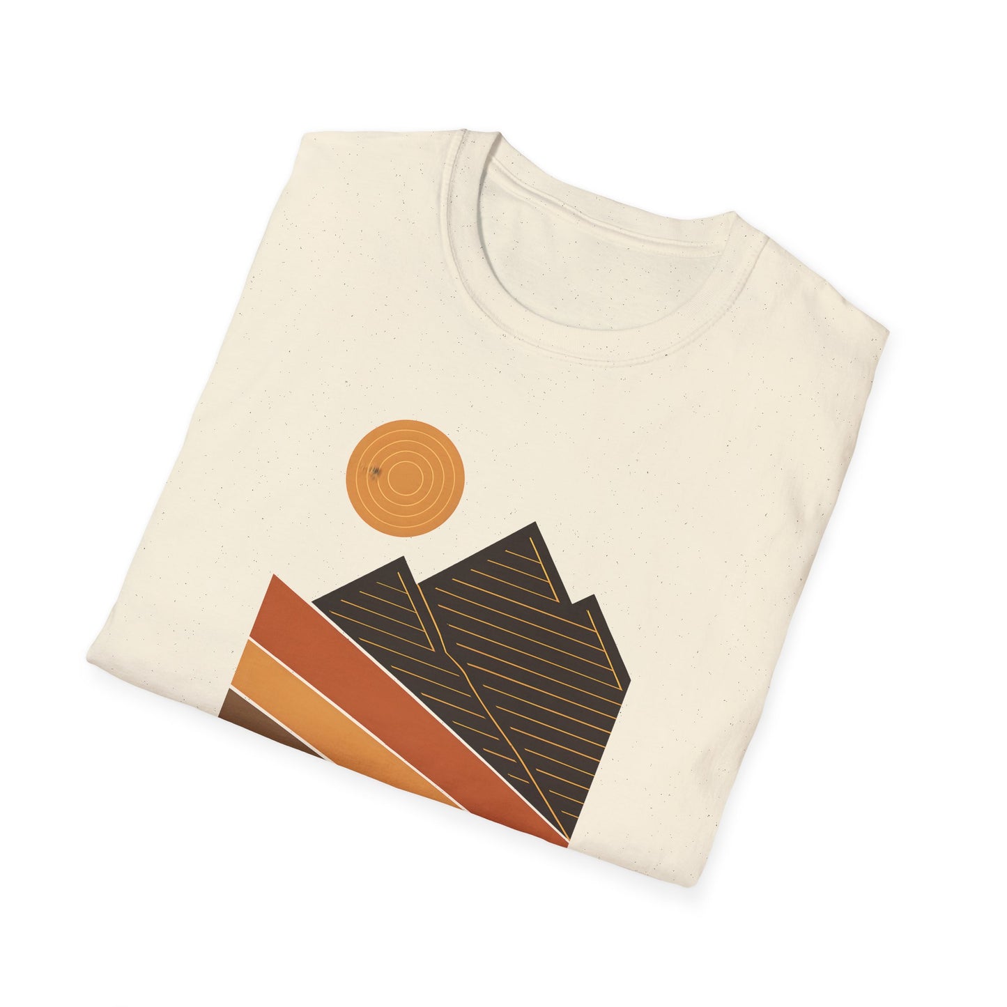 Geometric And Topographic Landscape T-shirt