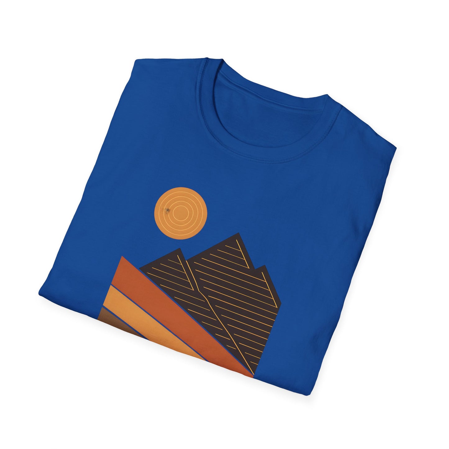 Geometric And Topographic Landscape T-shirt