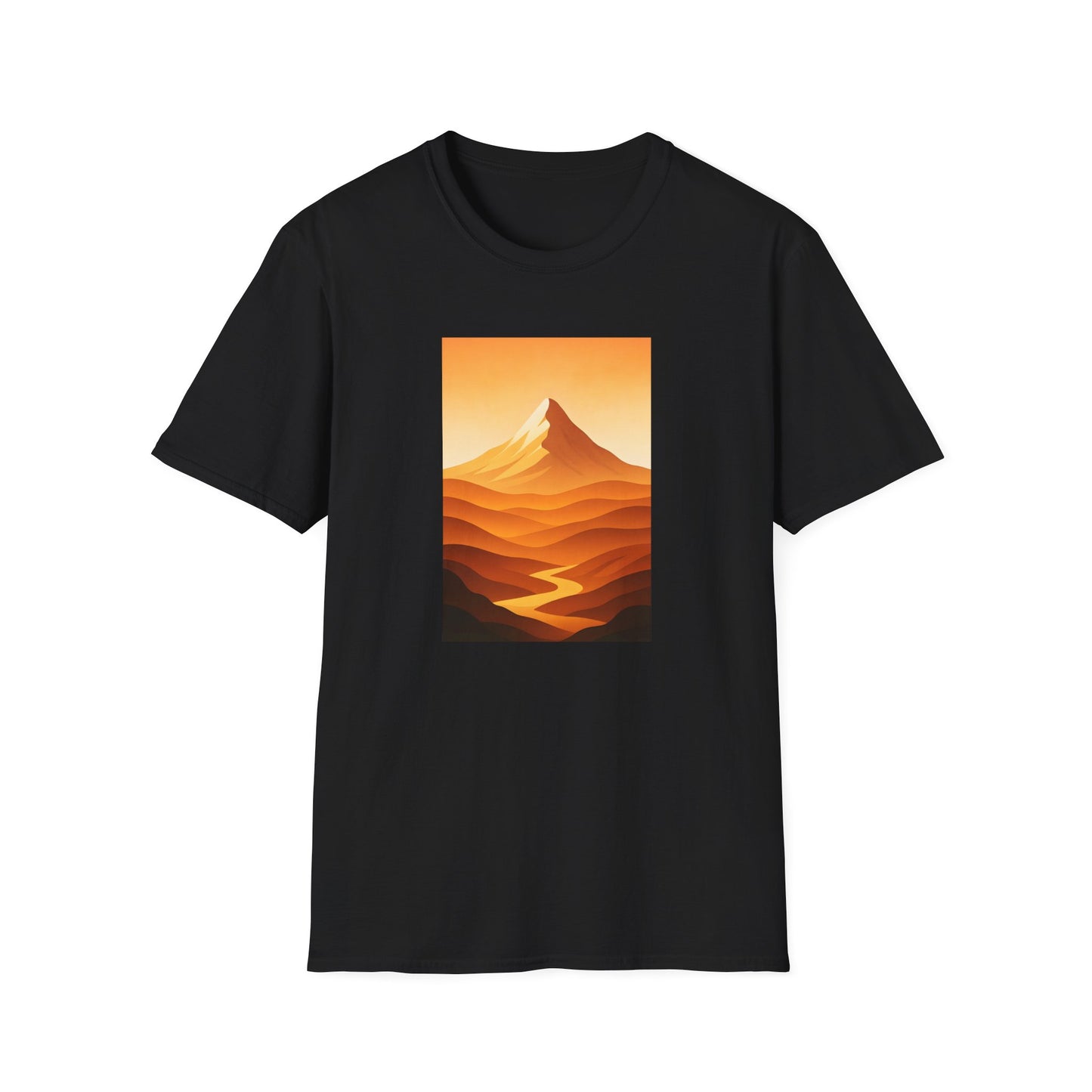 Layered Valley Oranges Landscape T-shirt