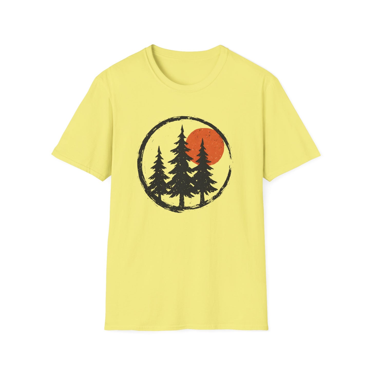 Sunset Pines Ink Stamp T-shirt