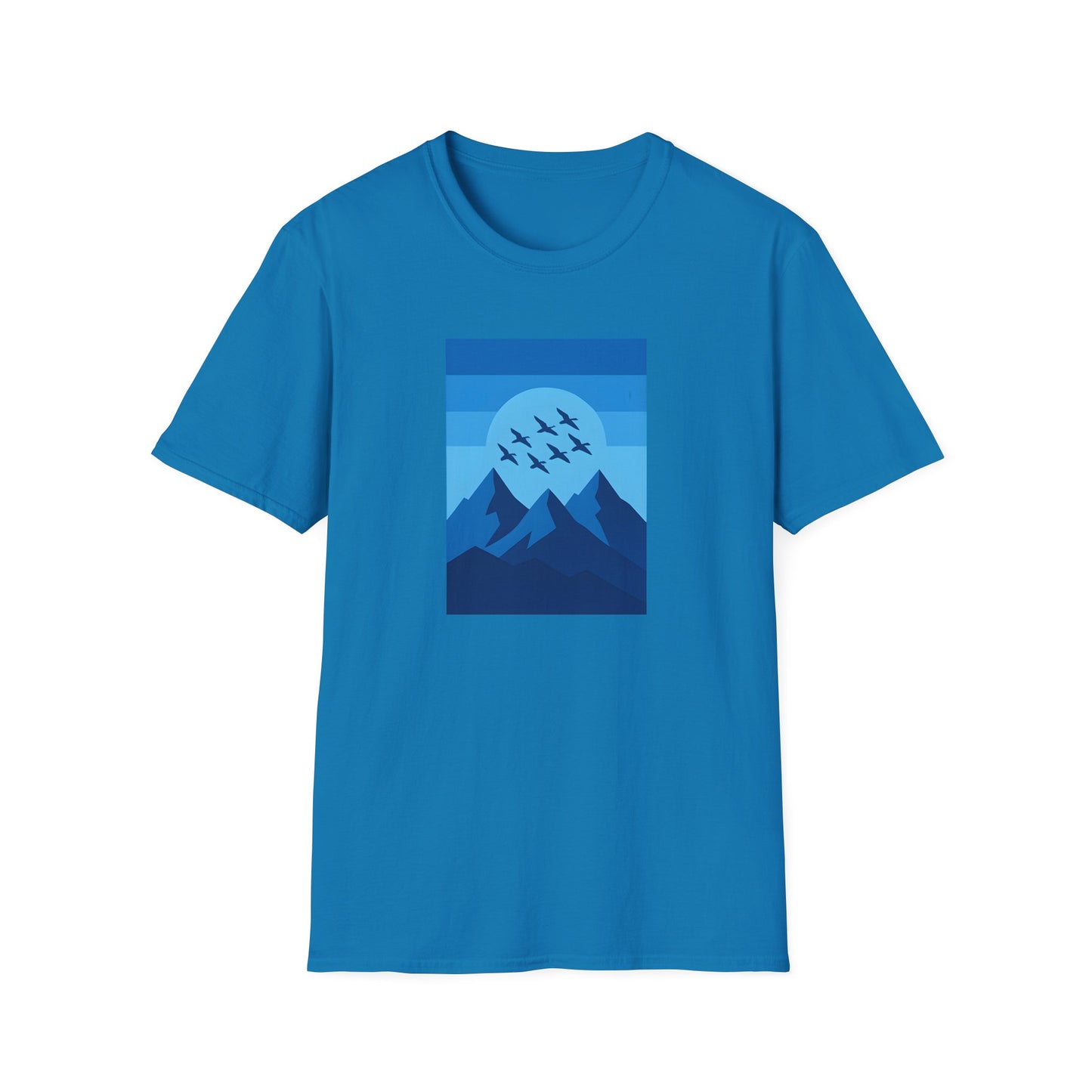 Blue Mountain Flight Silhouette T-shirt