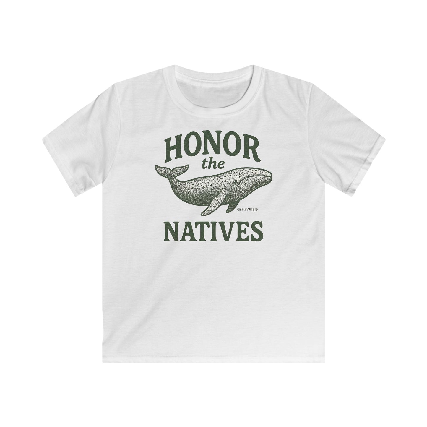 Children's Honor The Natives Gentle Grey Whale T-shirt