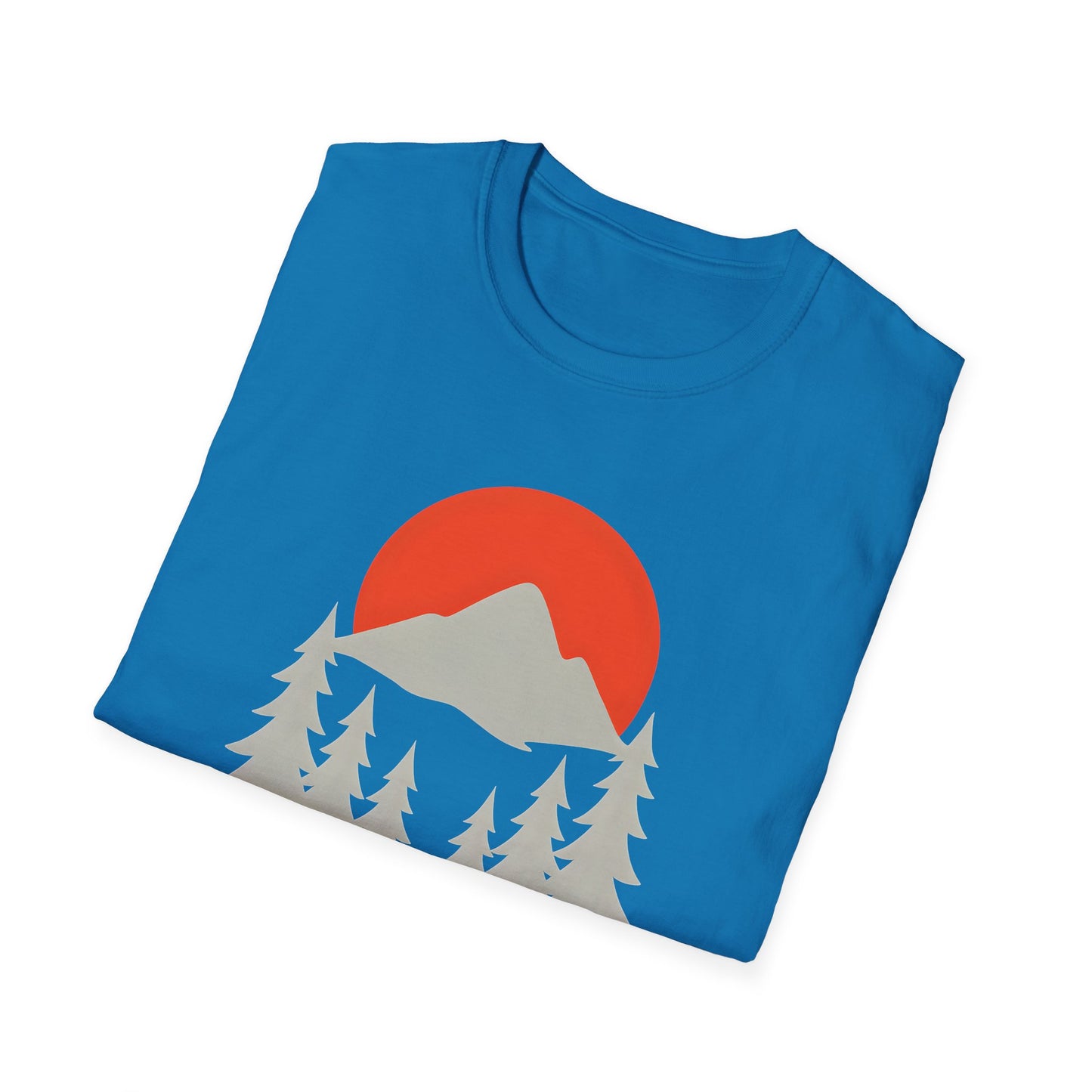 Grey Mountain Silhouette At Sunset T-shirt