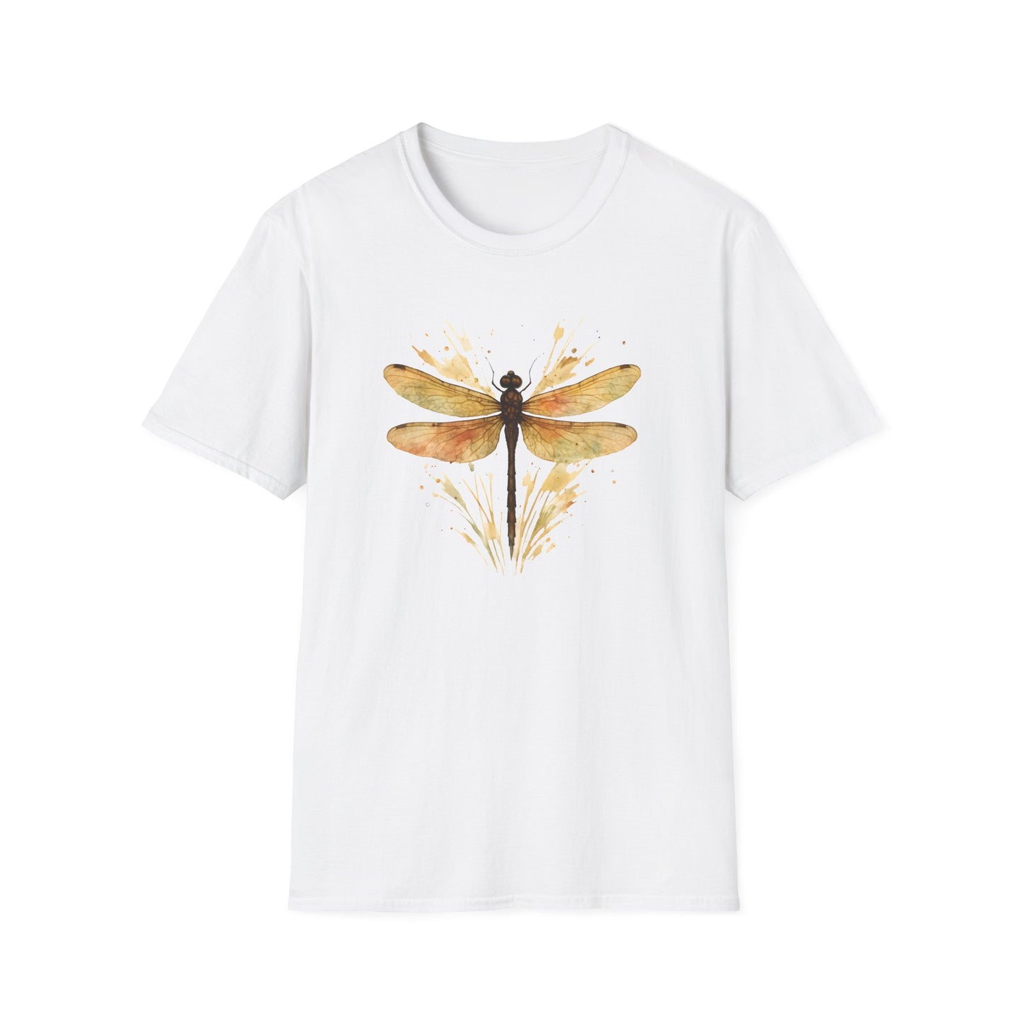 Dragonfly Gold Splash T-shirt