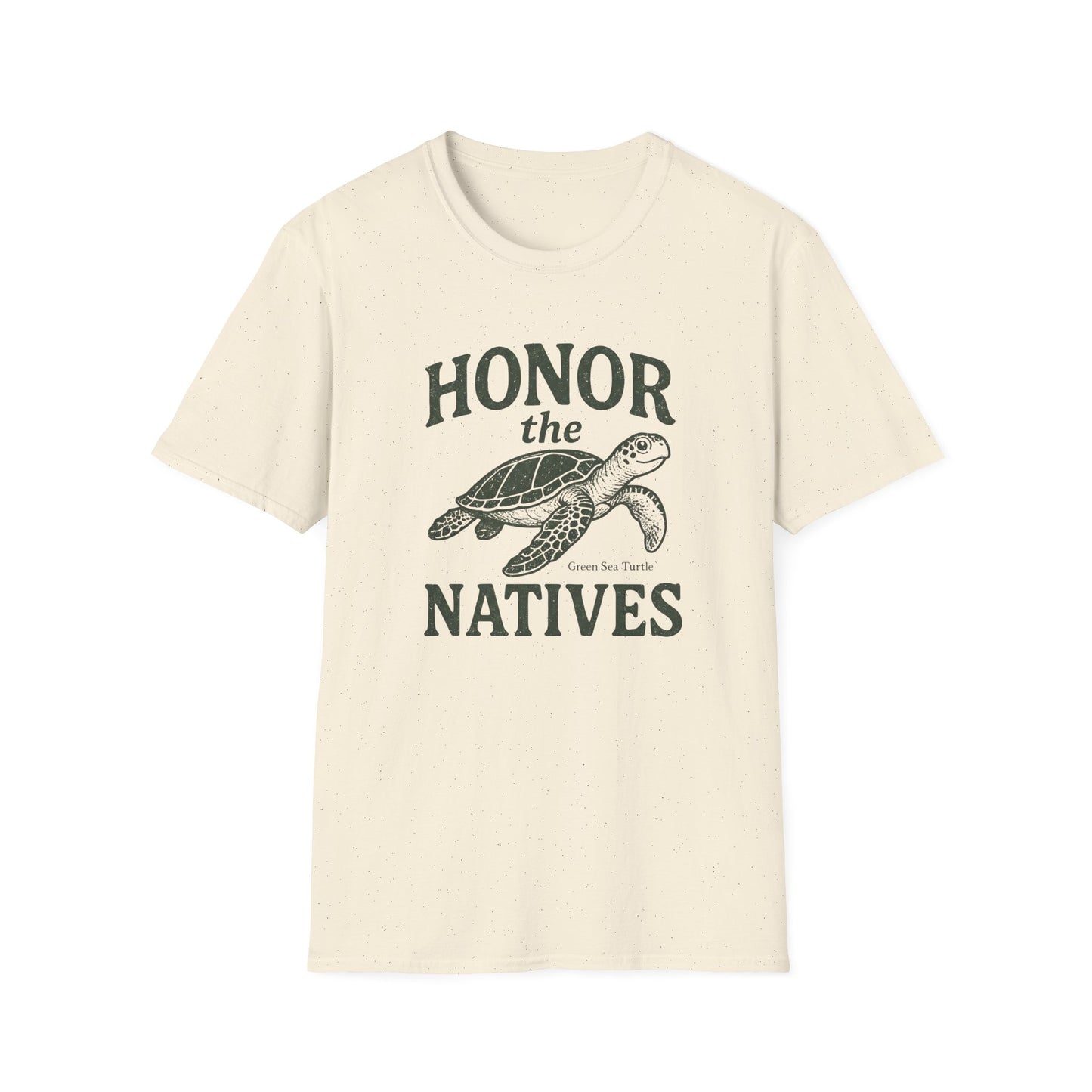 Honor The Natives Green Sea Turtle