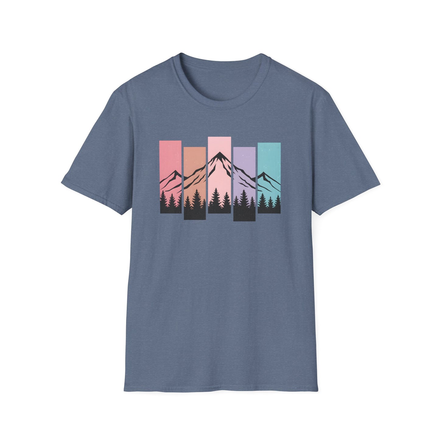 Retro Sunset Vertical Pastels T-shirt