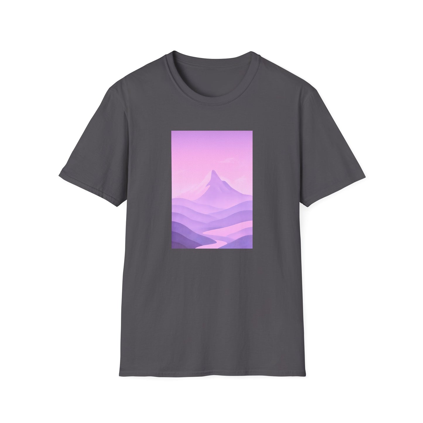 Layered Valley Violets Landscape T-shirt