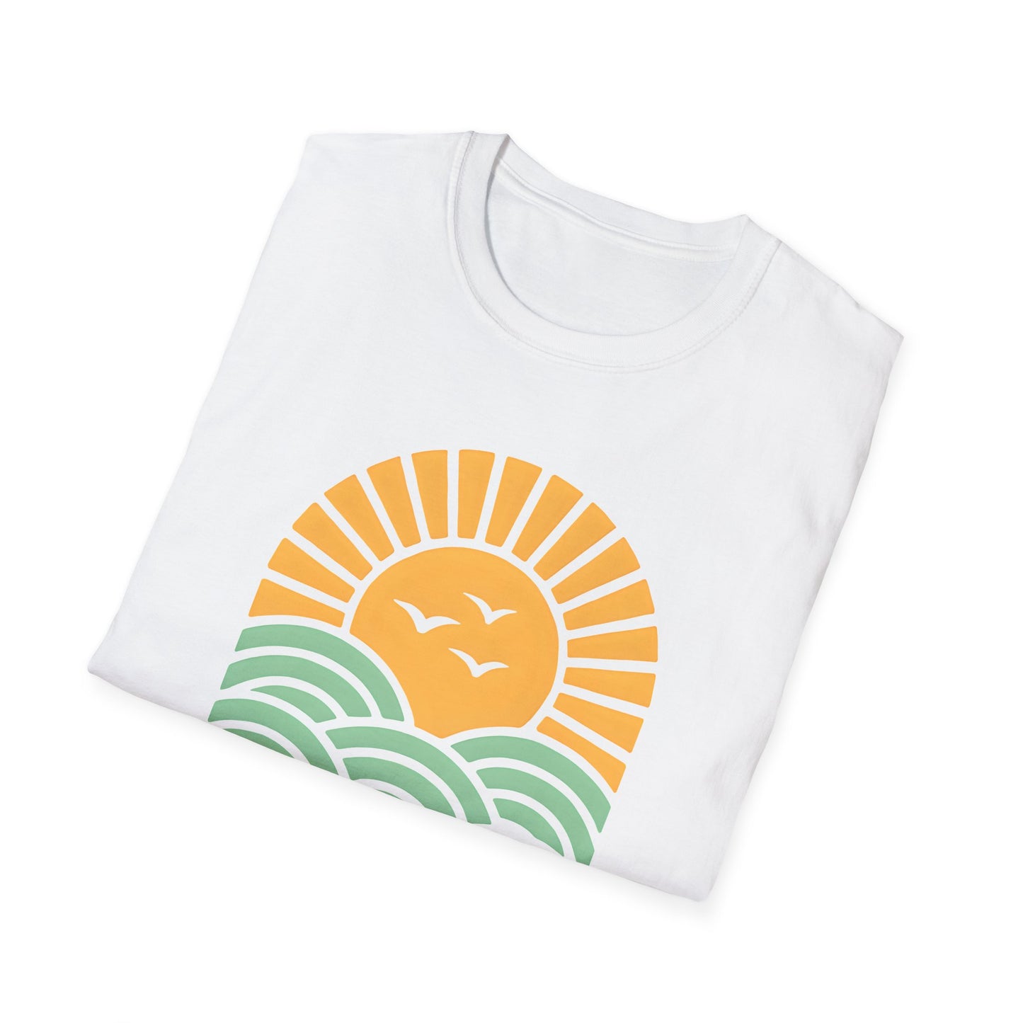 Sunrise Over Serene Waves T-shirt