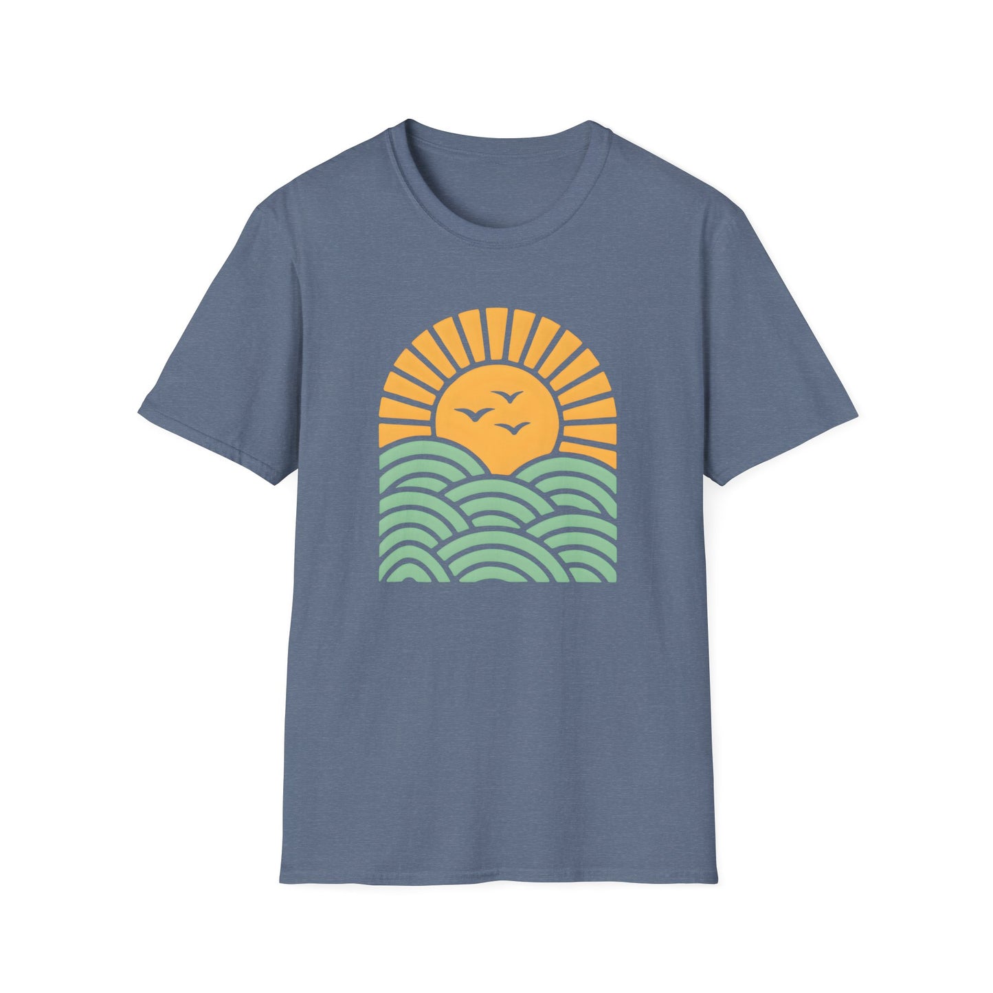 Sunrise Over Serene Waves T-shirt