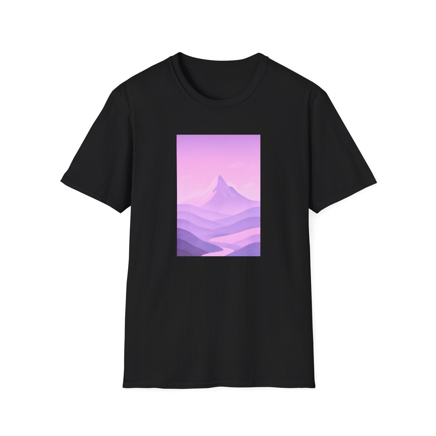 Layered Valley Violets Landscape T-shirt
