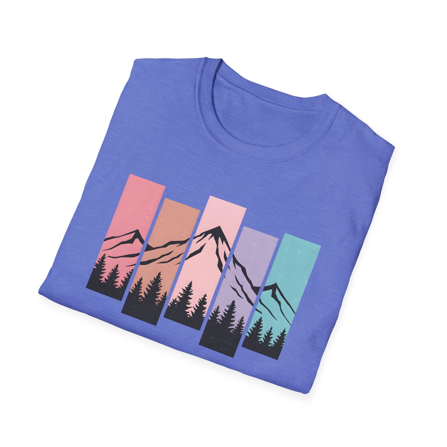 Retro Sunset Vertical Pastels T-shirt