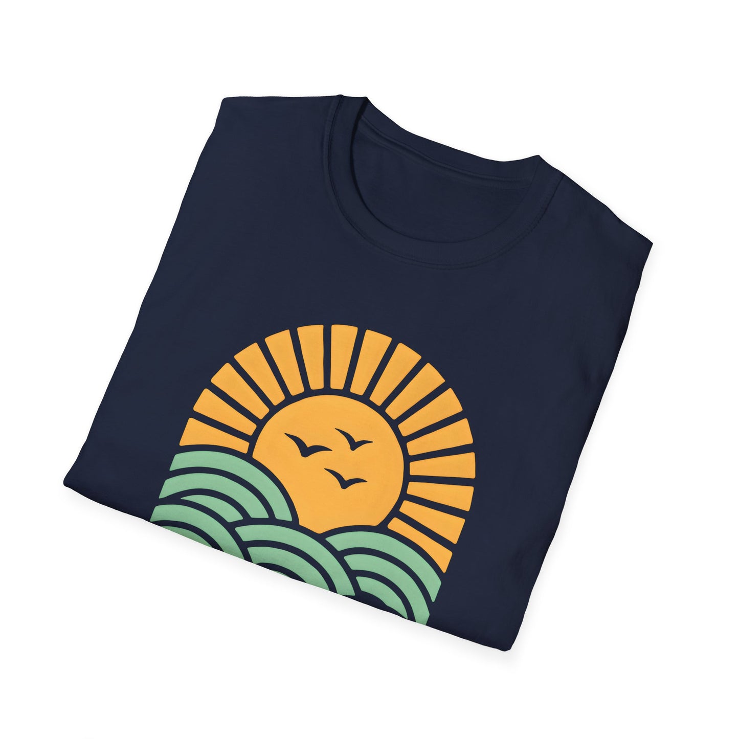 Sunrise Over Serene Waves T-shirt