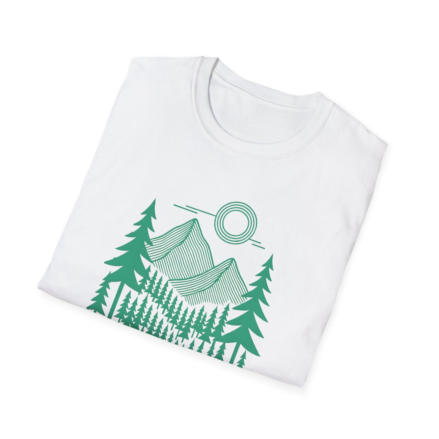 Geometrical Landscape Teal