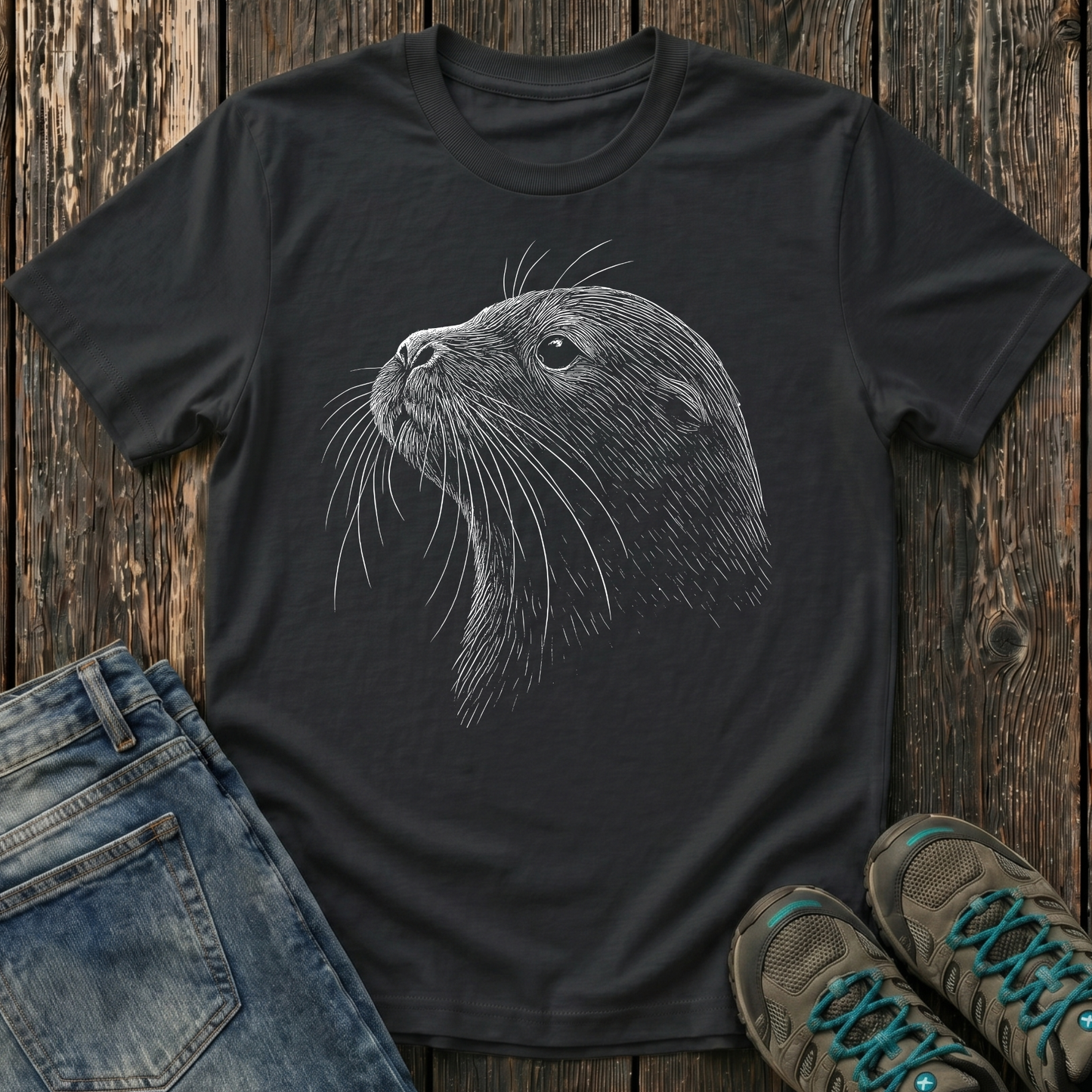 Children's Sea Lion Portrait T-shirt