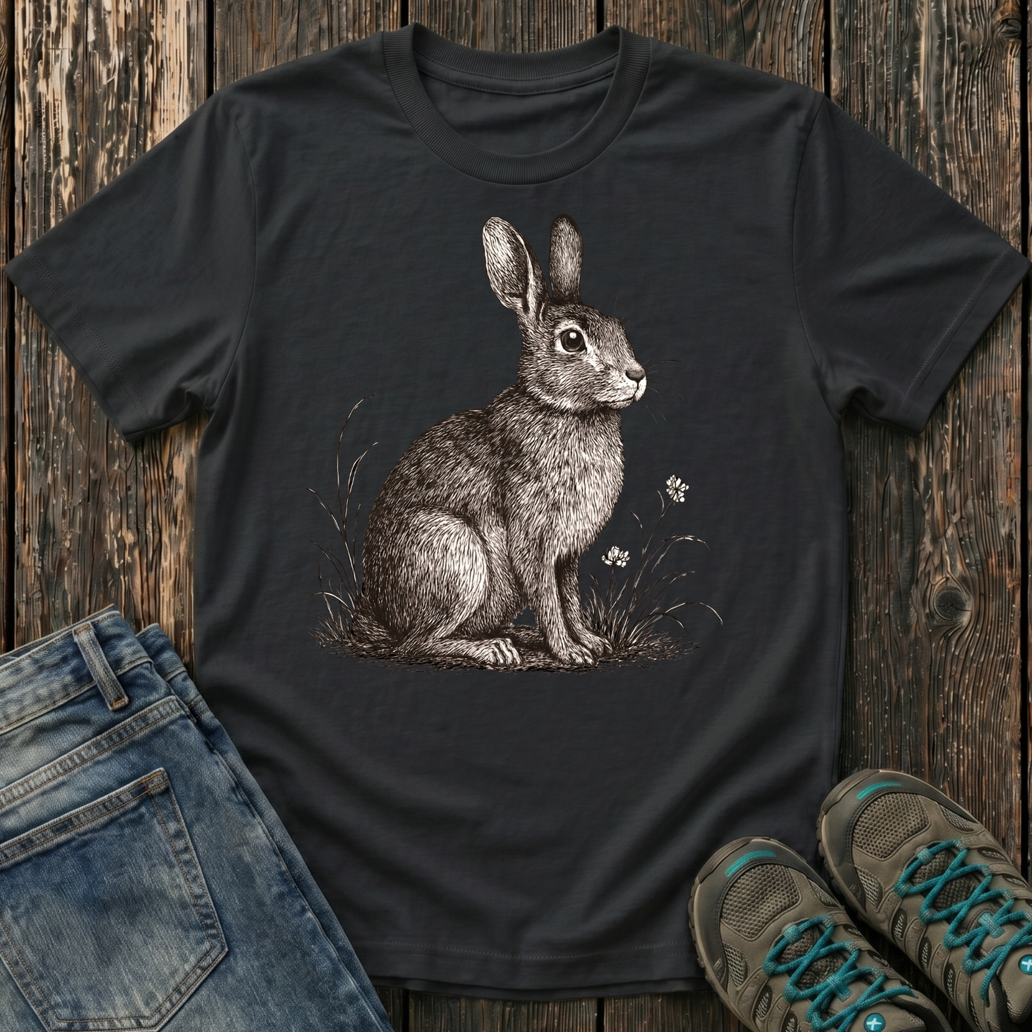 Children's Beautiful Bunny T-shirt