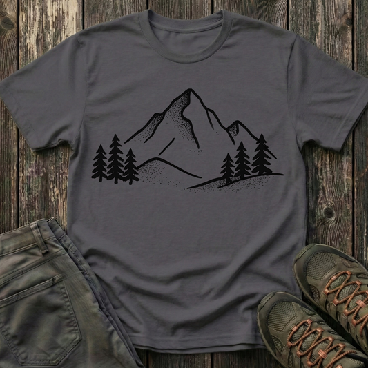 Minimalist Mountain Range T-shirt