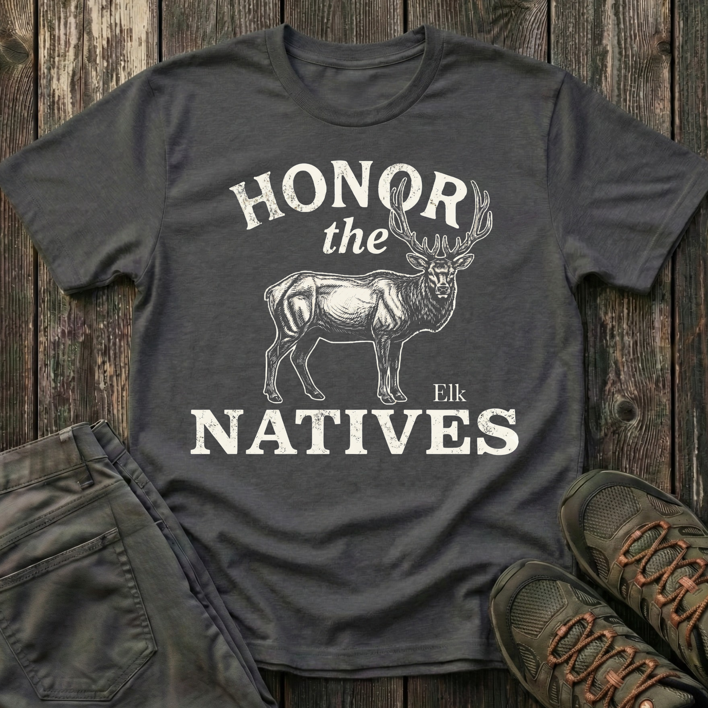 Honor The Natives Elk T-shirt