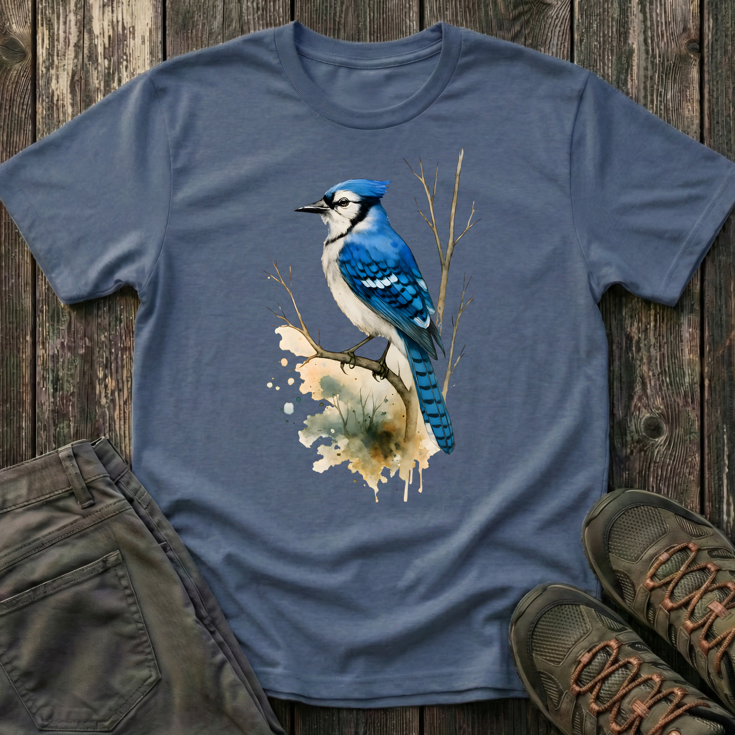 Blue Jay Portrait T-shirt