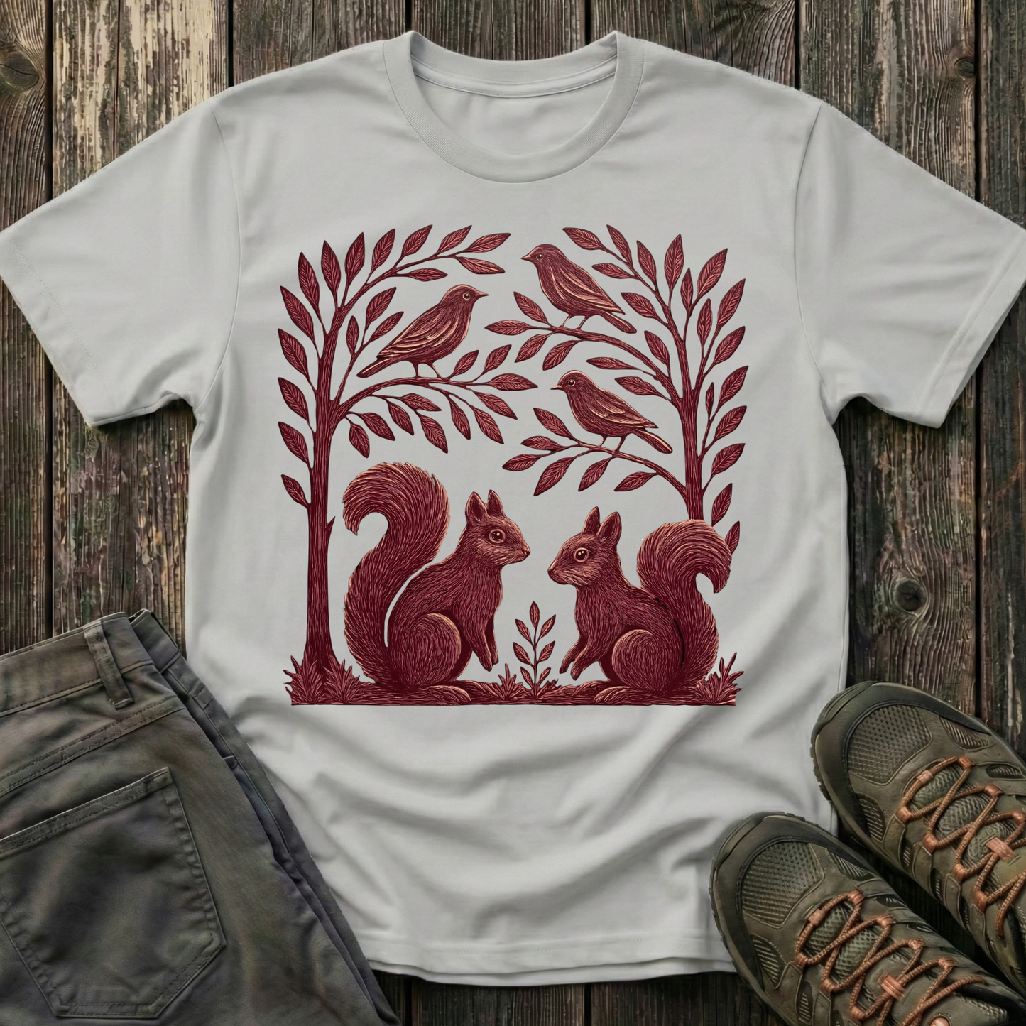Squirrels and Friends T-shirt