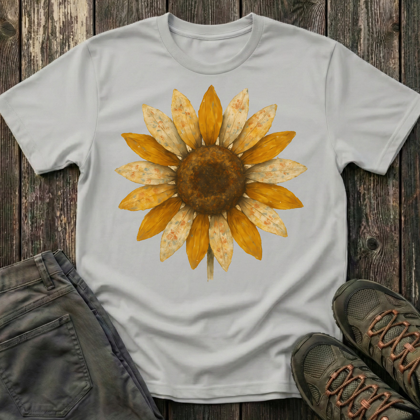 Sunflower Oil Print T-shirt