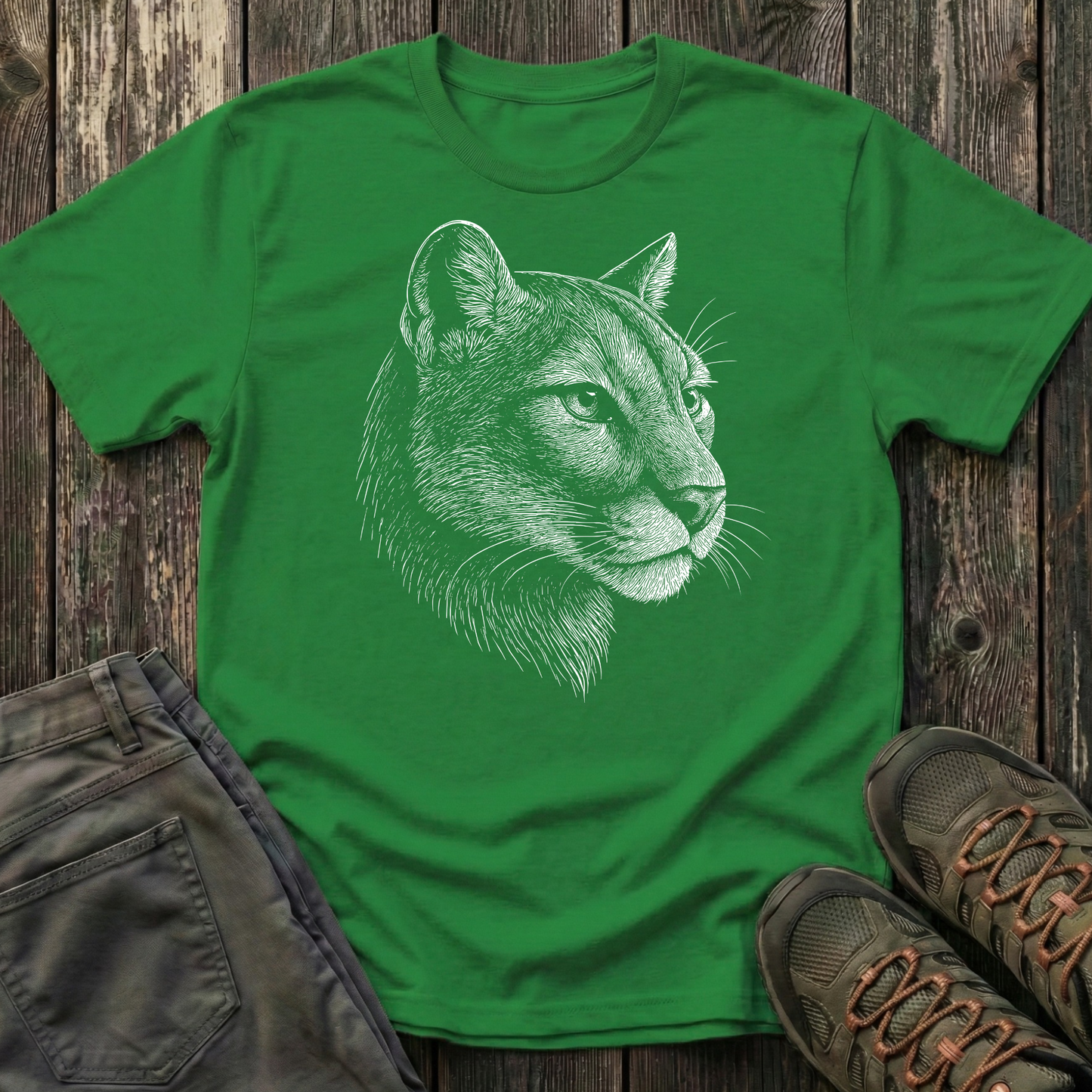 Mountain Lion Portrait T-shirt