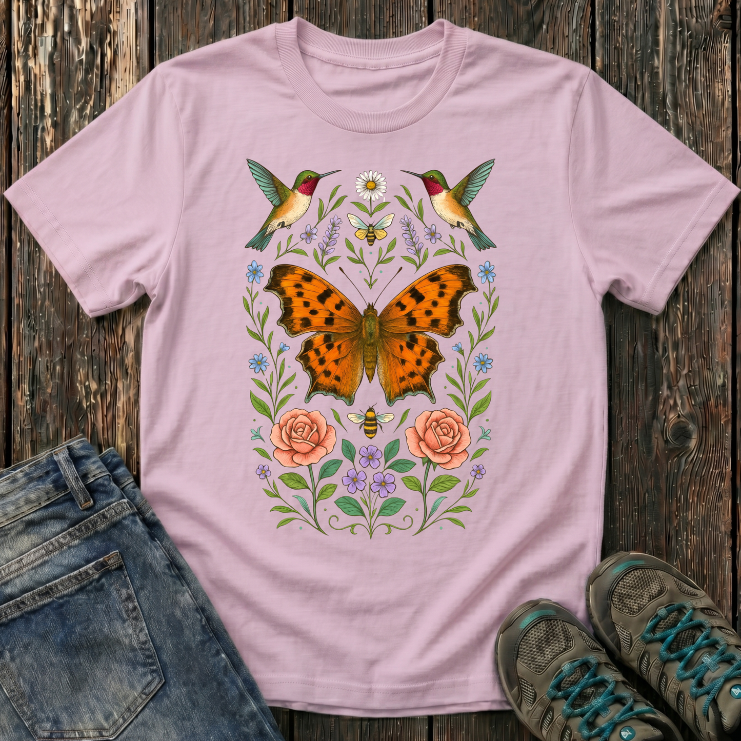 Children's Butterfly And Friends T-shirt
