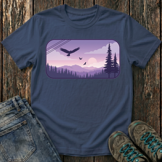 Children's Soaring Above the Twilight Pines T-shirt