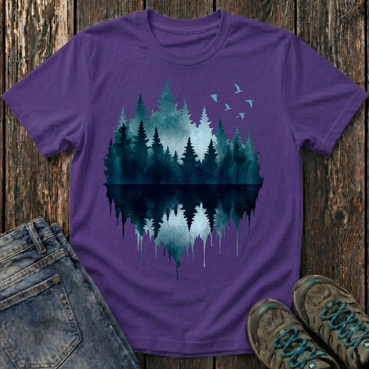 Children's Ink Drip Forest T-shirt