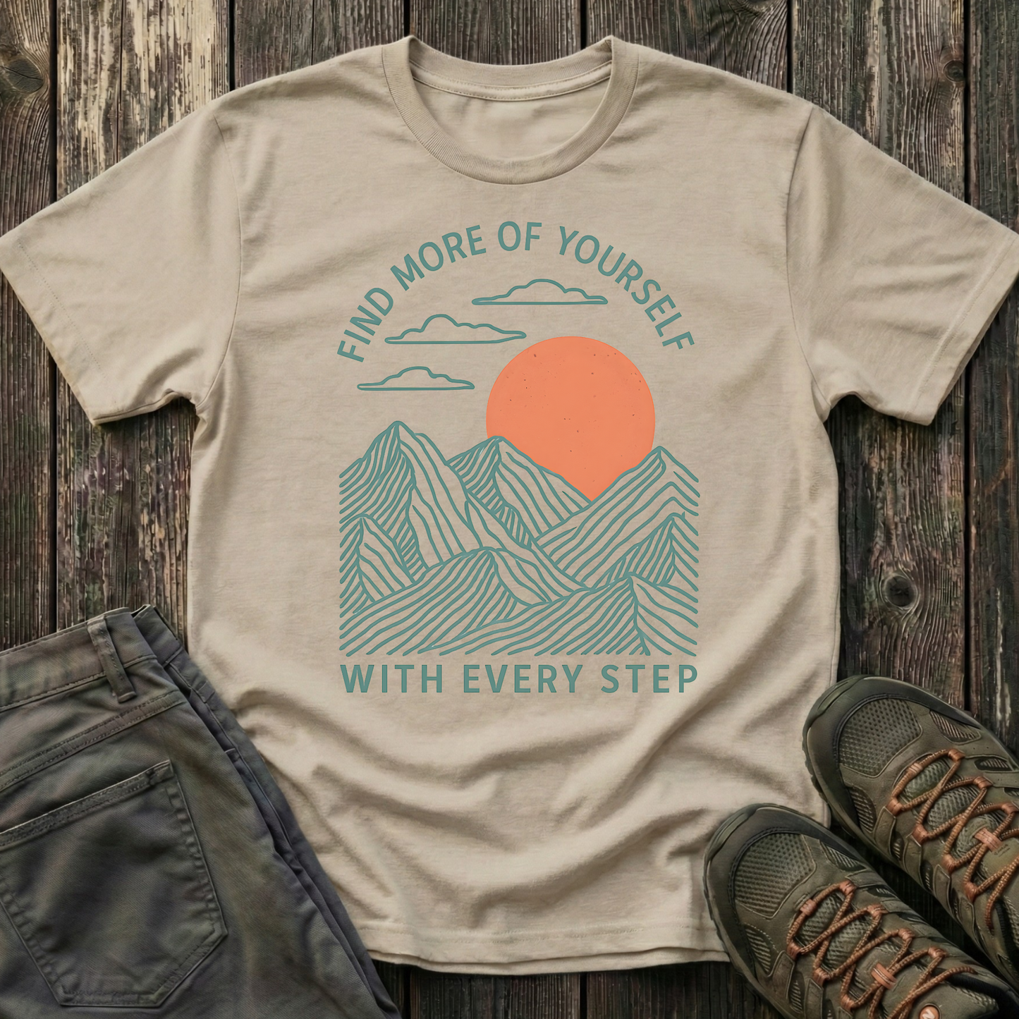 Find Yourself With Every Step T-shirt