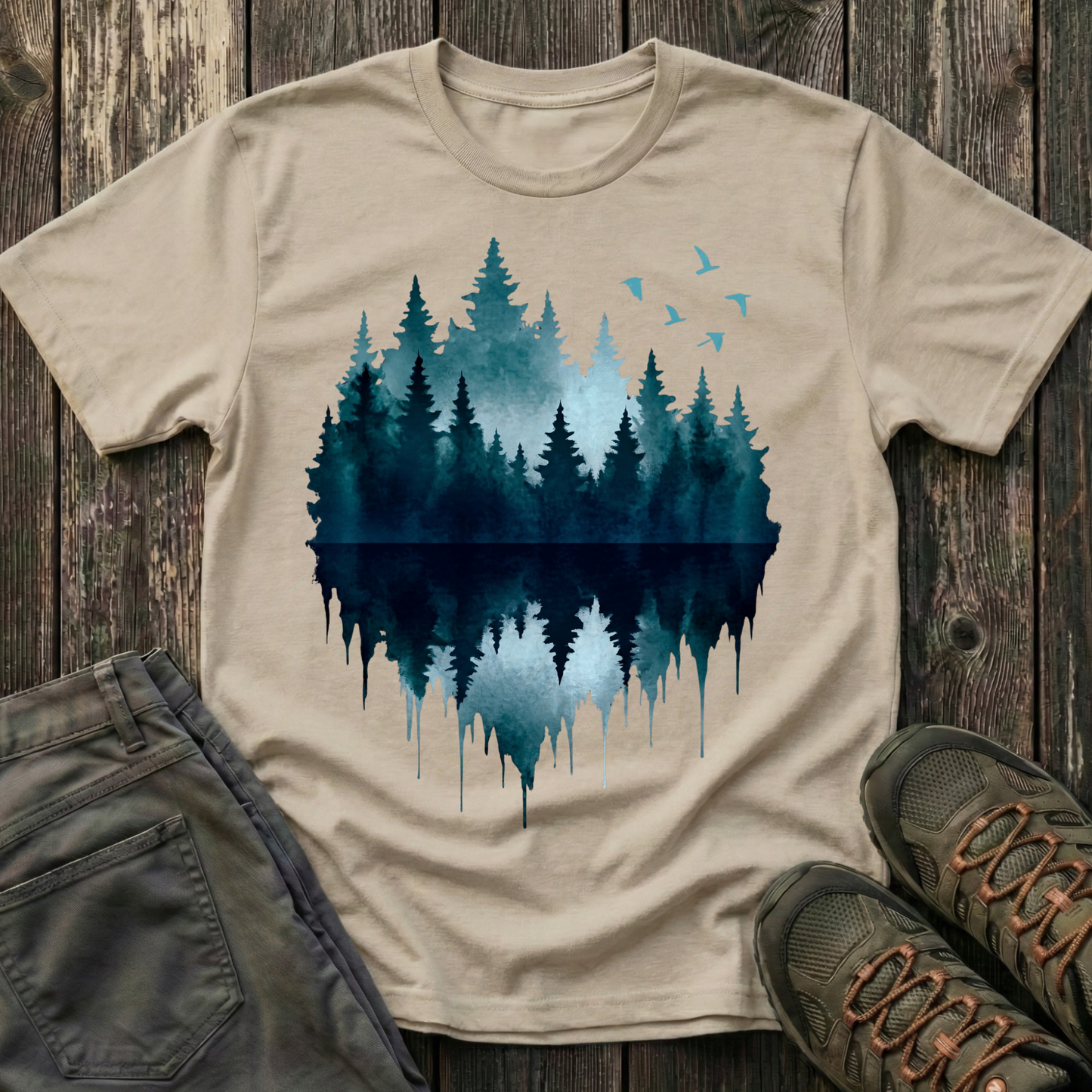 Ink Drip Forest T-shirt