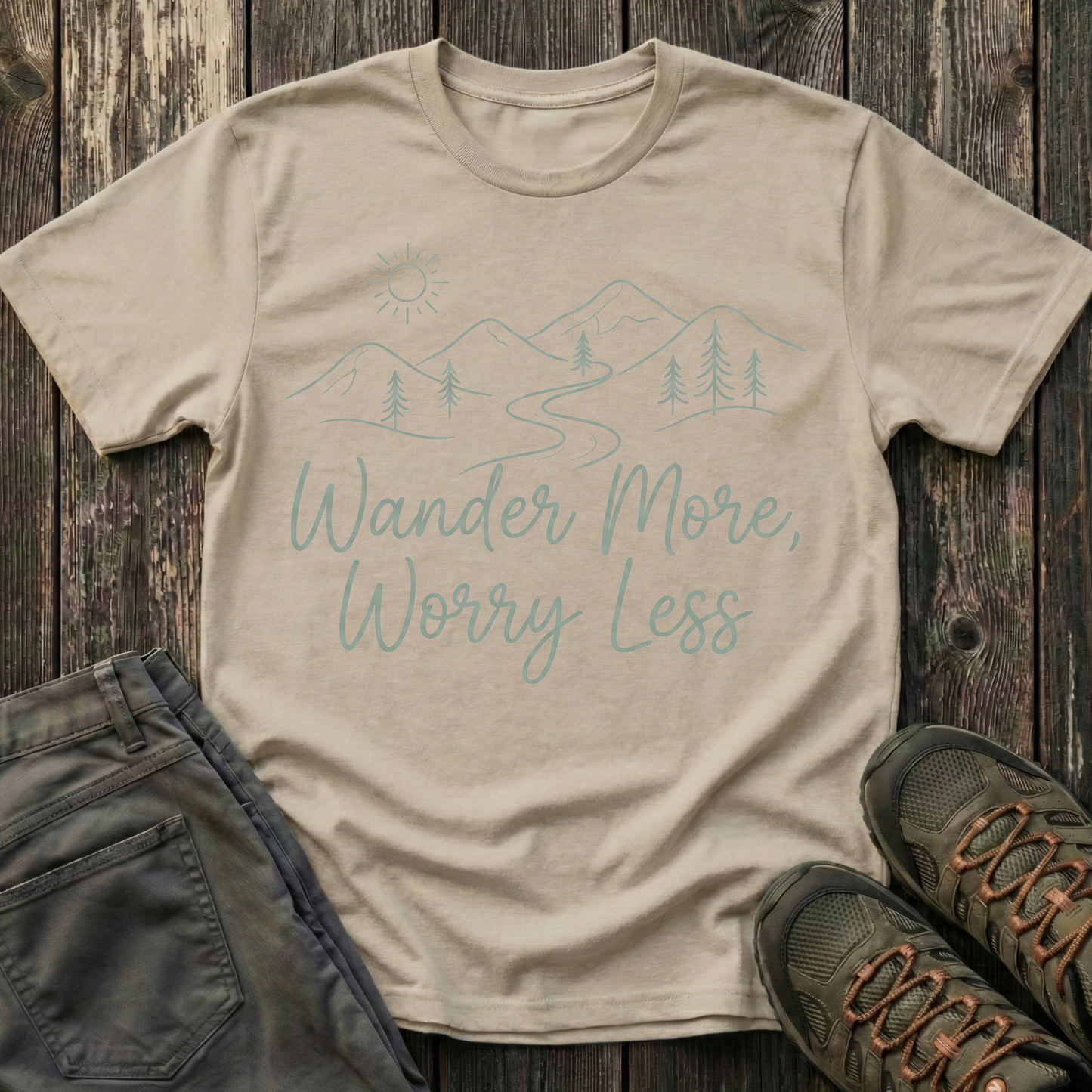 Wander More Worry Less T-shirt