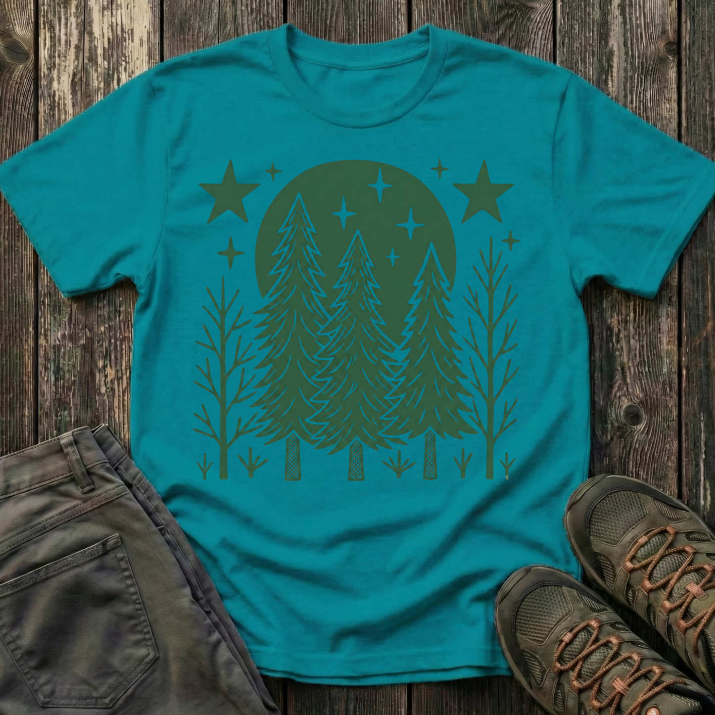 Mystic Forest Night T-shirt