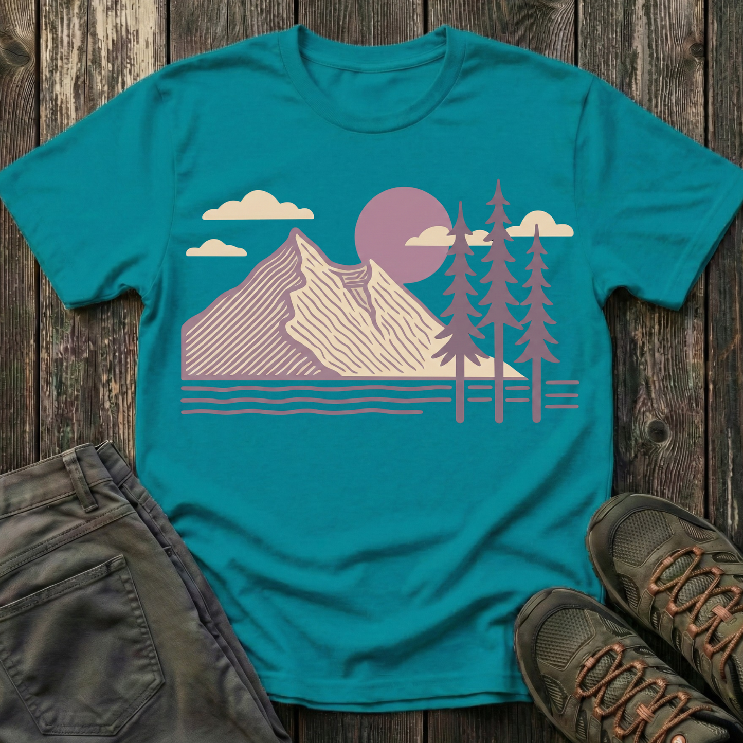 Lavender Mountain Sunset T-shirt