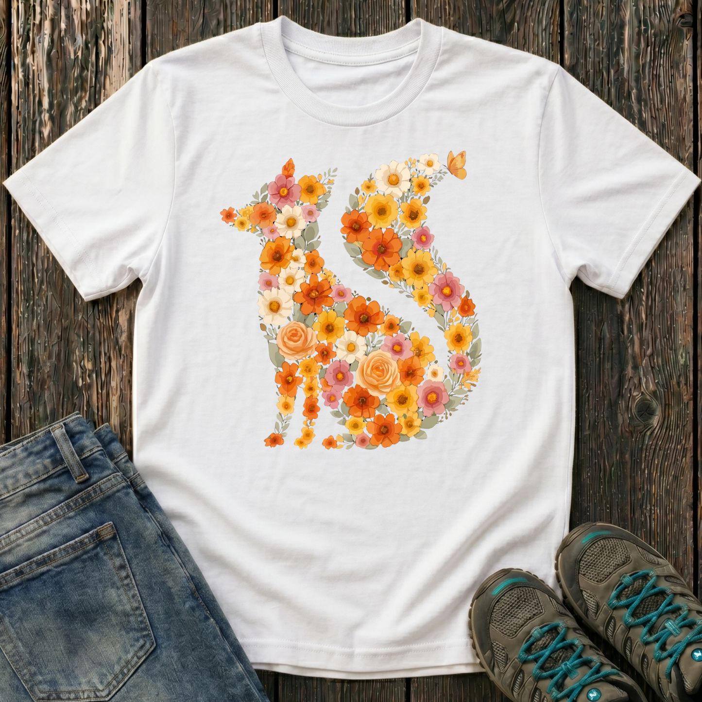 Children's Blooming Fox T-shirt