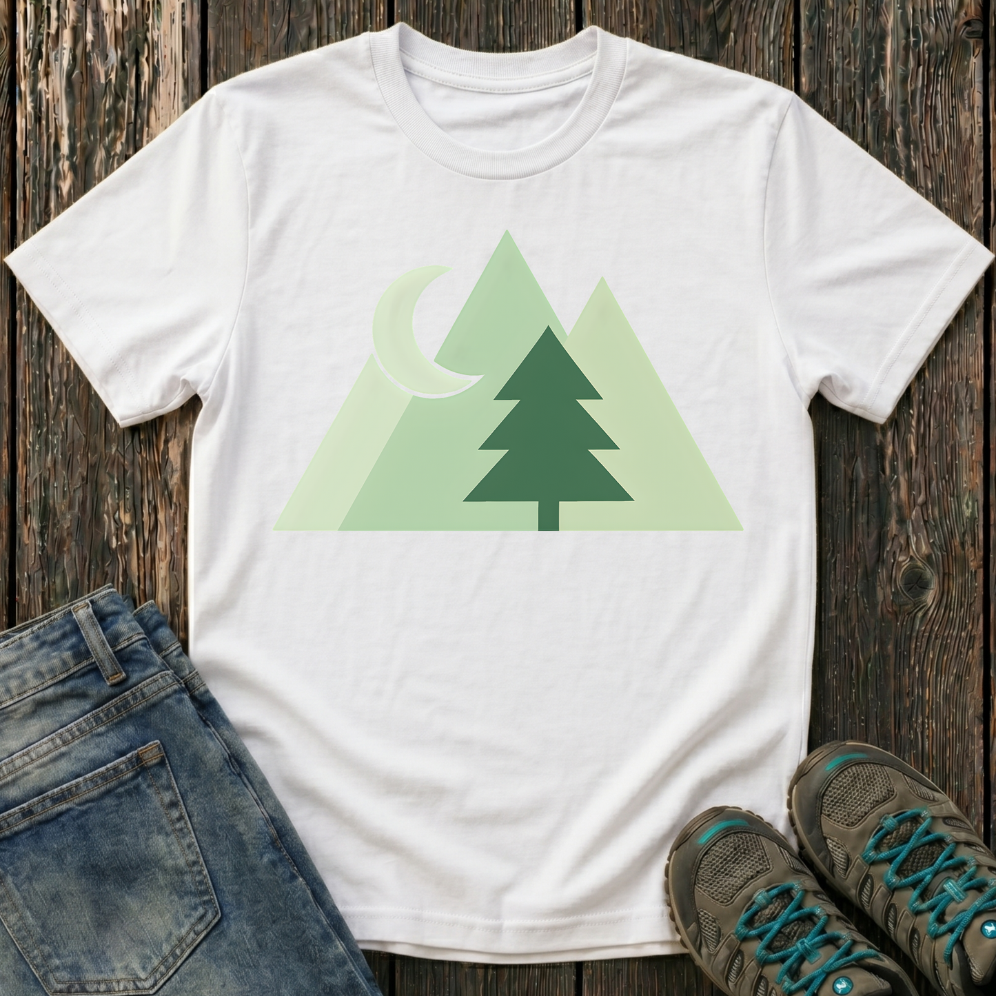 Children's Greenscale Mountains T-shirt