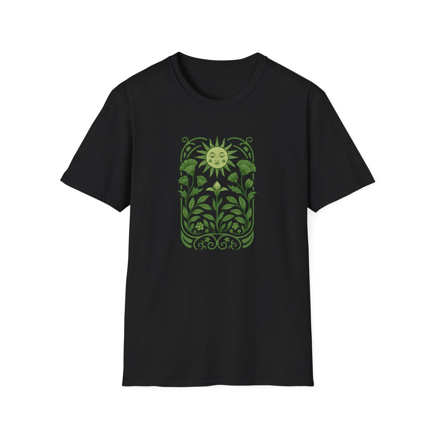 Serene Green Sunflower T-shirt