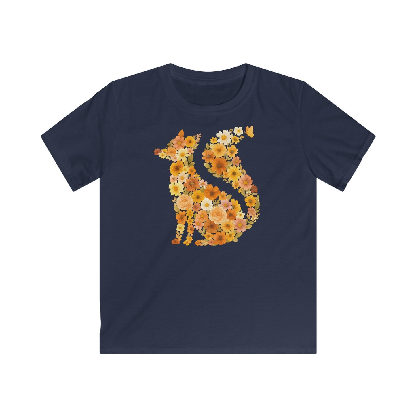 Children's Fox of Flowers T-shirt