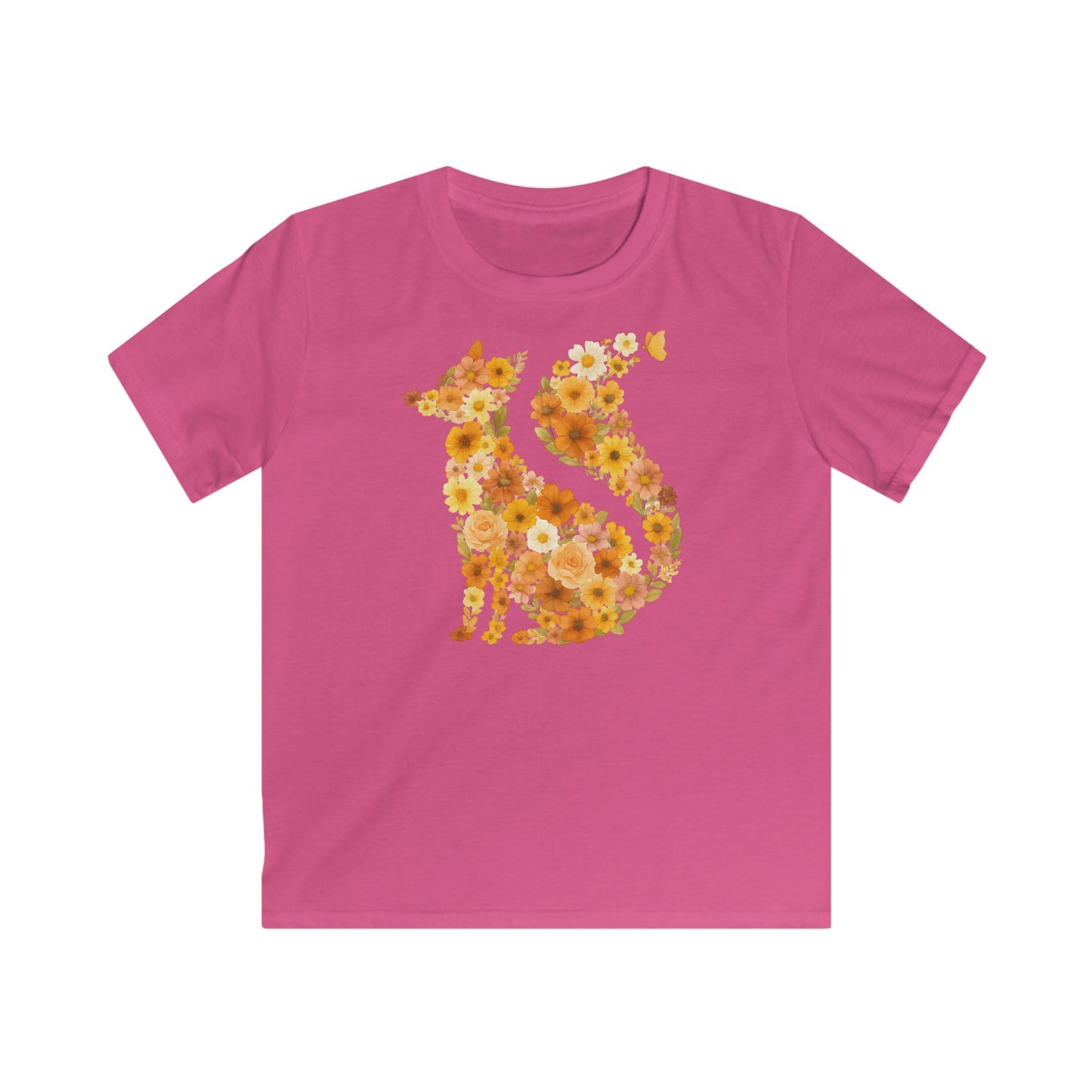 Children's Fox of Flowers T-shirt