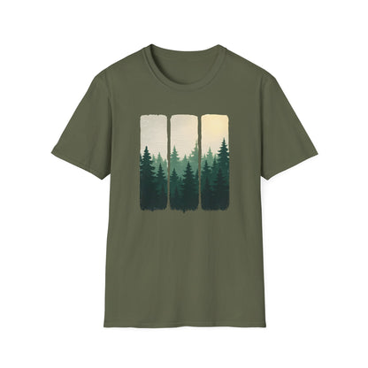 Sunlit Forest Brushstrokes