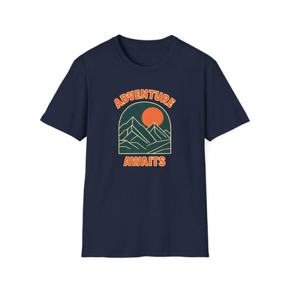 Adventure Awaits Mountain Landscape T-shirt