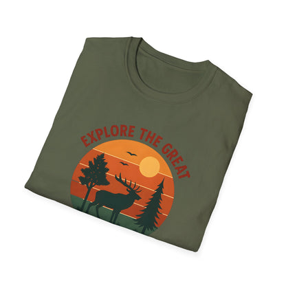 Retro Explore the Great Outdoors T-shirt
