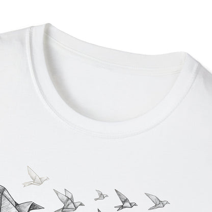 Origami Birds In Flight